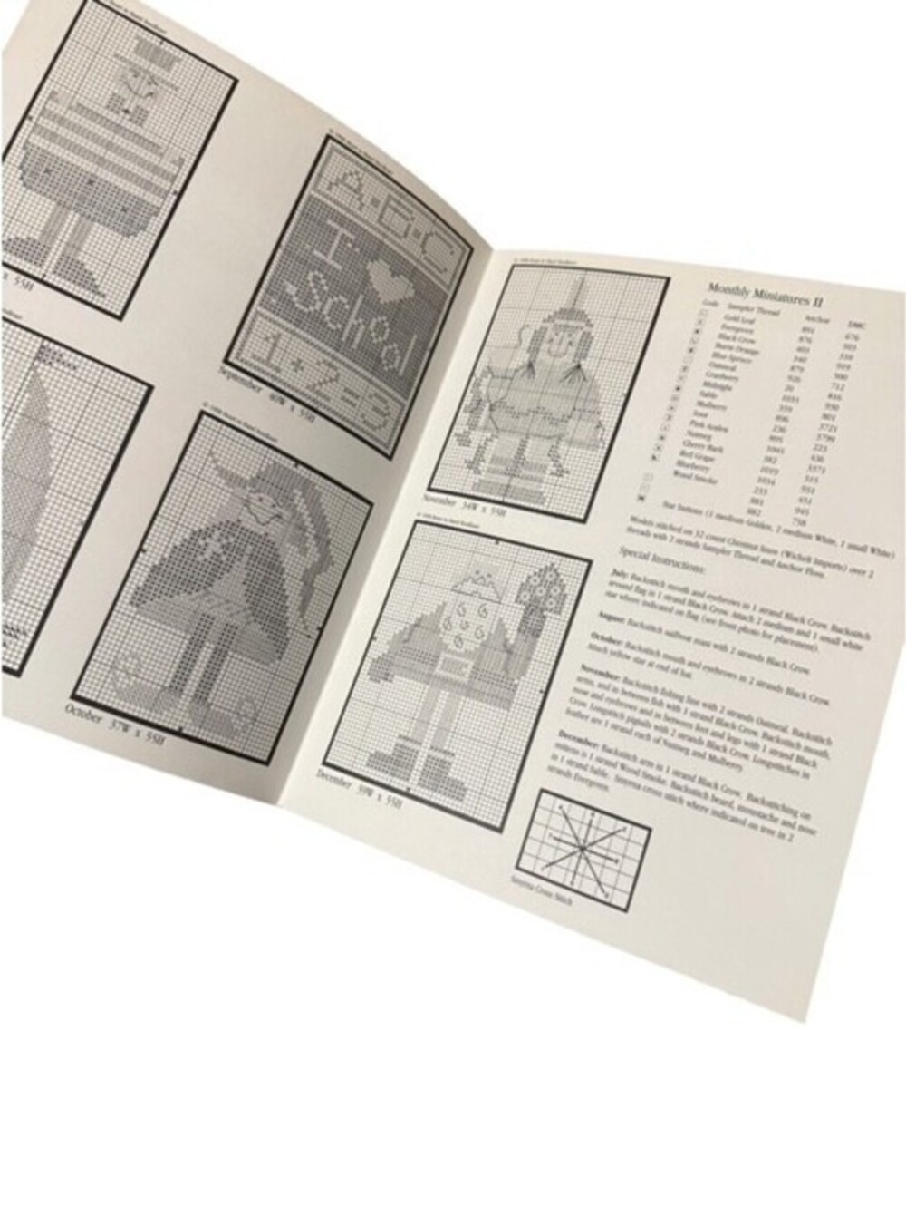Heart In Hand Monthly Miniatures II Needlecraft Pattern Book - Picture 2 of 3